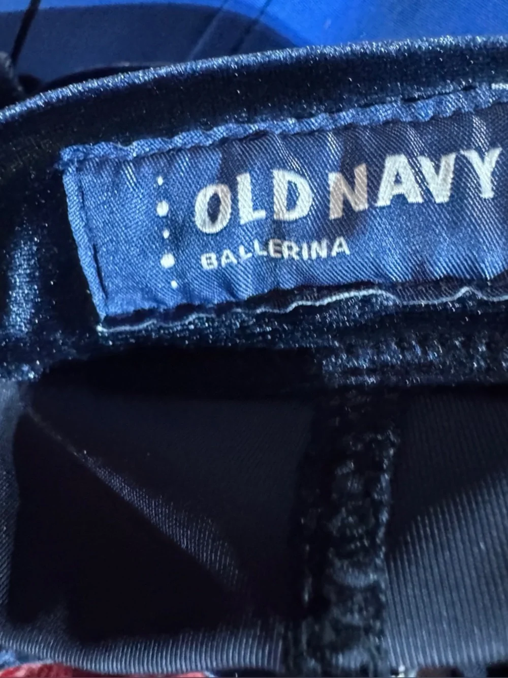 Old Navy Ballerina Navy Velvet Leggings for Girls Size XS Great Condition
